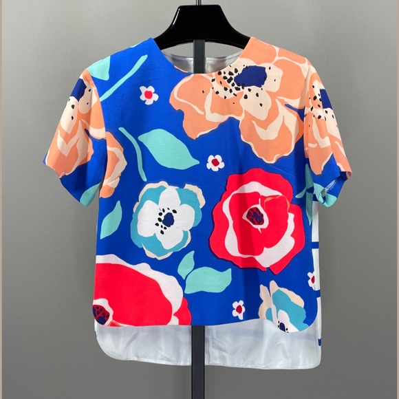 kate spade Tops - NEW! KATE SPADE FLORAL RAMONA TOP! WOMENS 4!